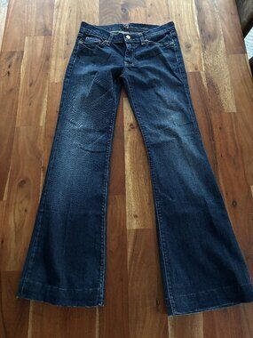 7 For All Mankind Dojo Flare Jeans - Size 28